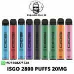 ISGO Vegas disposable vape 2800 Puffs UAE