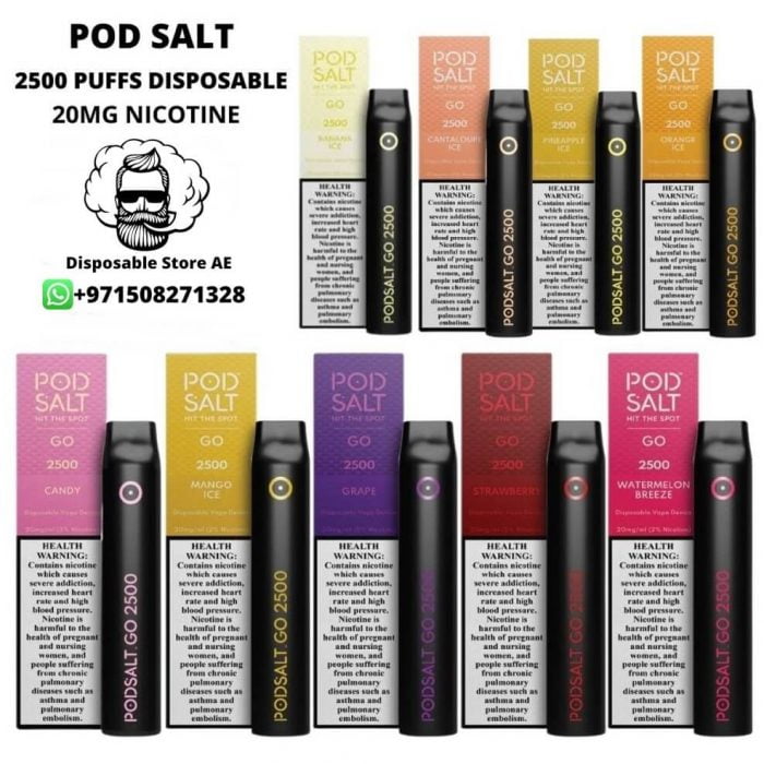 Pod Salt Go Disposable Vape 2500 Puffs