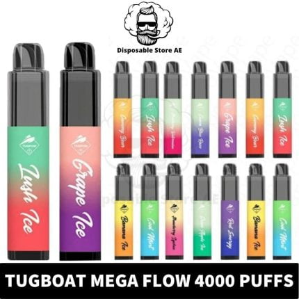 TUGBOAT MEGA FLOW DISPOSABLE VAPE (4000 Puffs) IN DUBAI