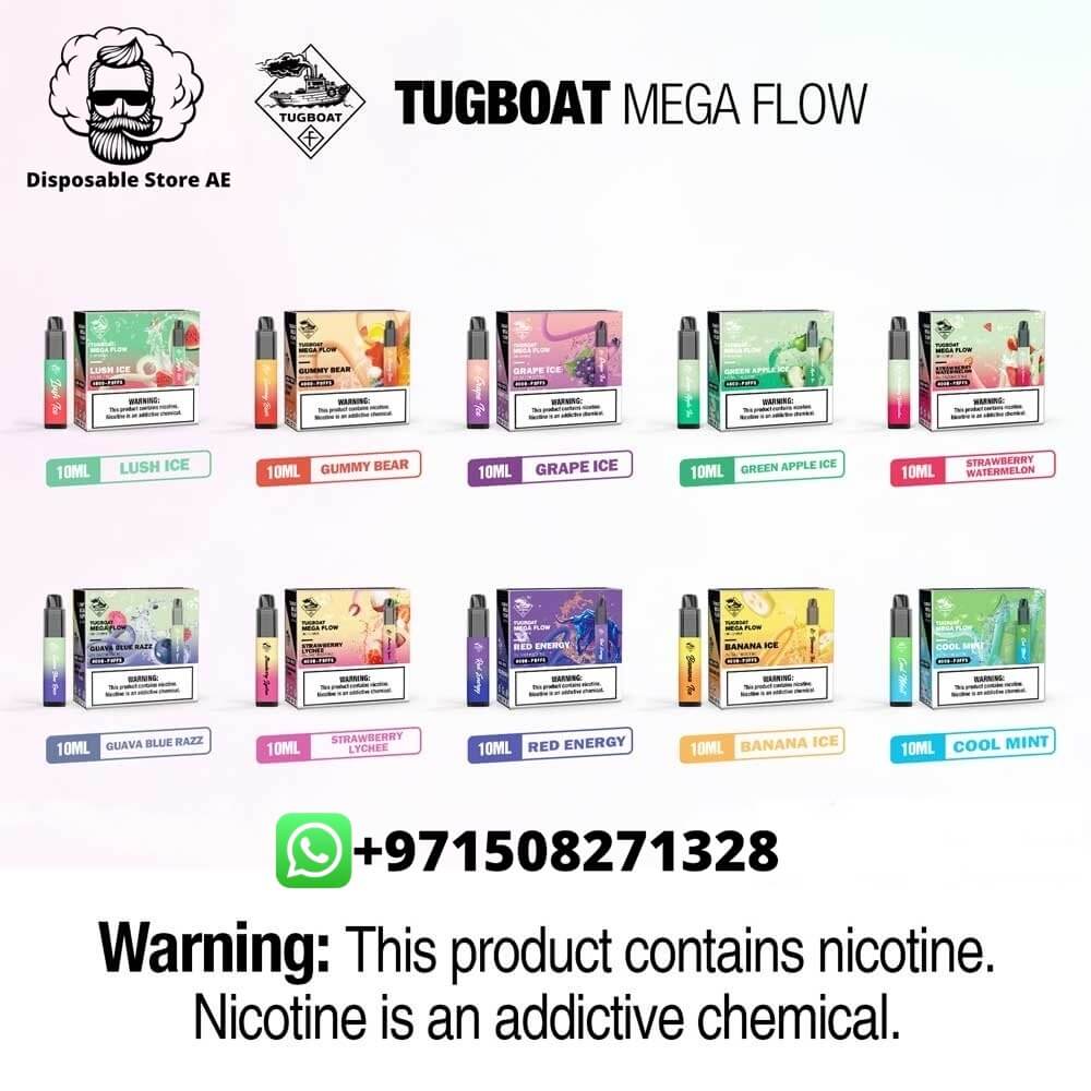 Tugboat Mega Flow 4000 Puffs