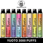 Yuoto 3000 Puffs Luscious Disposable Vape in uae