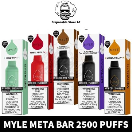 MYLE META BAR 2500 PUFFS DISPOSABLE VAPE