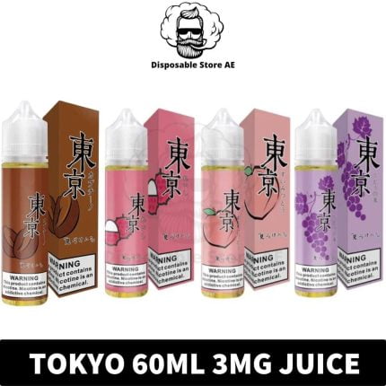 Tokyo 60ml Juice 0mg 3mg 6mg E Liquid in Dubai, UAE - Disposable Store AE