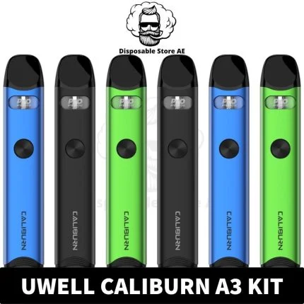 Uwell Caliburn A3 Pod Kit 15W Vape Kit 520mAh Pod Device Caliburn A3 UAE dubai