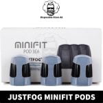 BuyJustFog Minifit Pods Empty Replacement Pod Cartridge in Dubai, UAE - Vape Dubai -Minifit Pod Cartridge -Justfog Empty Pods Near me