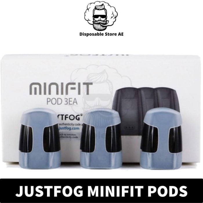 BuyJustFog Minifit Pods Empty Replacement Pod Cartridge in Dubai, UAE - Vape Dubai -Minifit Pod Cartridge -Justfog Empty Pods Near me