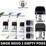 BEST Buy Smok Novo 2 Pods Replacement Empty Pod Cartridge MTL & MESH in Dubai, UAE (3PCS) - Novo 2 Replacement Pod - Novo 2 Pod Cartridge NEAR ME VAPE DUBAI