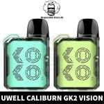 Best Buy Uwell Caliburn GK2 Vision Kit 690mAh Vape Kit 18W Pod System in Dubai, UAE - Uwell GK2 Vision - GK2 Vision Vape Kit - Uwell Vape Dubai