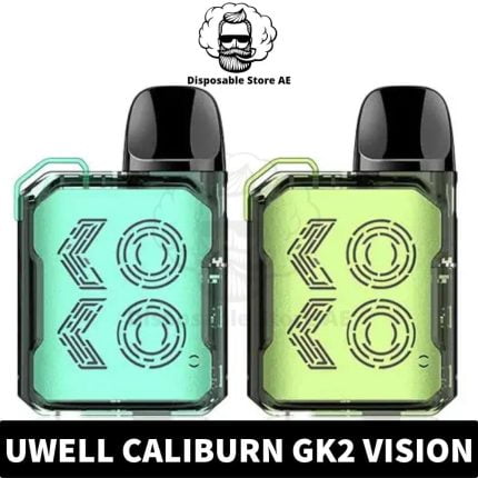 Best Buy Uwell Caliburn GK2 Vision Kit 690mAh Vape Kit 18W Pod System in Dubai, UAE - Uwell GK2 Vision - GK2 Vision Vape Kit - Uwell Vape Dubai