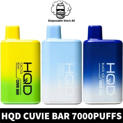 Buy HQD Cuvie Bar Disposable 7000Puffs 5% Rechargeable Vape in Dubai, UAE - 550mAh - 7W - 80ml - HQD Cuvie 7000 - HQD 7000 Puffs vape dubai near me