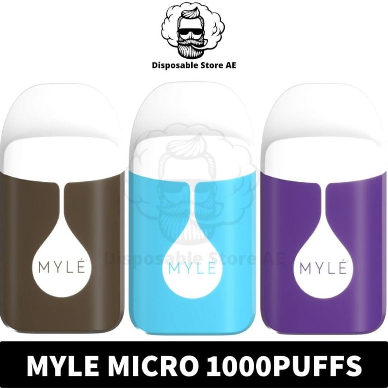 Buy Myle Micro Disposable 1000Puffs Rechargeable Vape in Dubai, UAE - Myle Micro 1000 UAE - Myle 1000Puffs Dubai - Vape Dubai Near me