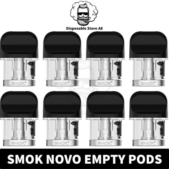 Buy Smok Novo Pods Empty Replacement Pod Cartridge in Dubai, UAE (3PCS) - 1.2ohm - 1.5ohm - 0.8ohm - Novo Replacement Pod Near me - Smok Novo Pod Cartridge Vape Dubai