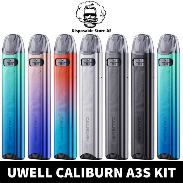 Buy Uwell Caliburn A3S Pod System 16W Vape Kit 520mAh Pod Kit in Dubai, UAE - Caliburn A3S UAE - Caliburn A3S Dubai - Uwell A3S Kit vape dubai uwell dubai caliburn dubai
