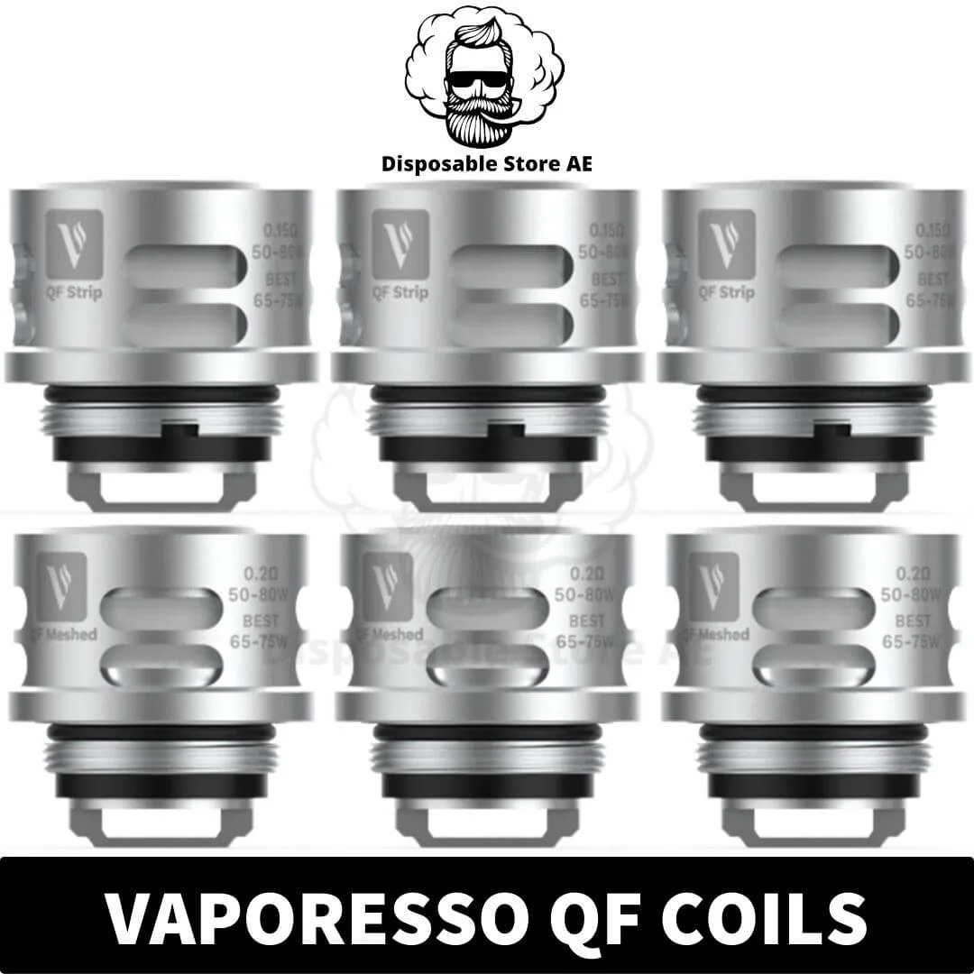 Buy Vaporesso QF Coils Replacement Vape Coils in Dubai, UAE - MESHED - STRIP - Vaporesso QF Coils - QR Coils UAE - Vape dubai Near me