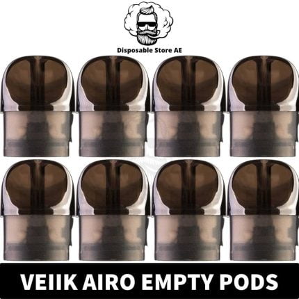 Buy Veiik Airo Pods Replacement Empty Pod Cartridge in Dubai, UAE - 1.2ohm - Airo Empty Pods UAE - Airo Replacement Pods - Veiik Airo Pods near me