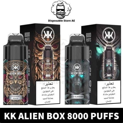 Best KK Alien Box 8000 Puffs 5% Disposable Vape In Dubai