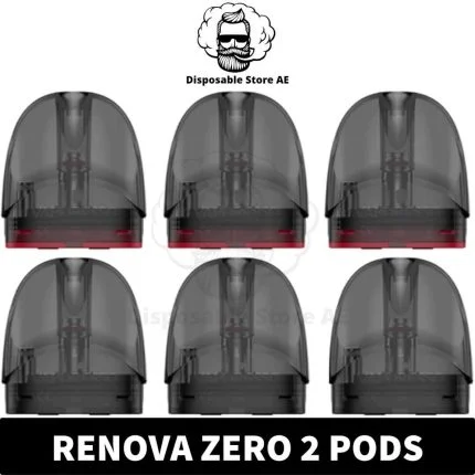Vaporesso Renova Zero 2 Pods Empty Replacement Pod Cartridge (2PCS) in Dubai, UAE Renova Zero 2 Pod Cartridge Renova Zero 2 Empty Pod Near me vape dubai vape uae