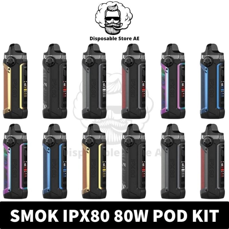 best Best SMOK IPX80 Kit 80W Pod System 3000mAh Vape kit in Dubai, UAE - Smok IPX80 UAE - Smok IPX80 Dubai - IPX80 Pod System near me vape dubai