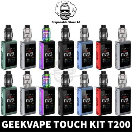 best Buy GeekVape Aegis T200 Touch kit 45A Pod System 200W Vape Kit in Dubai. UAE - Touch Vape Dubai - Geekvape Touch Kit - Geekvape NEar me Geekvape T200 Kit Geekvape Touch Kit Aegis Touch Kit