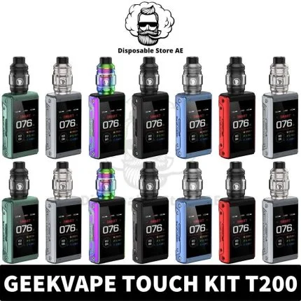 best Buy GeekVape Aegis T200 Touch kit 45A Pod System 200W Vape Kit in Dubai. UAE - Touch Vape Dubai - Geekvape Touch Kit - Geekvape NEar me Geekvape T200 Kit Geekvape Touch Kit Aegis Touch Kit