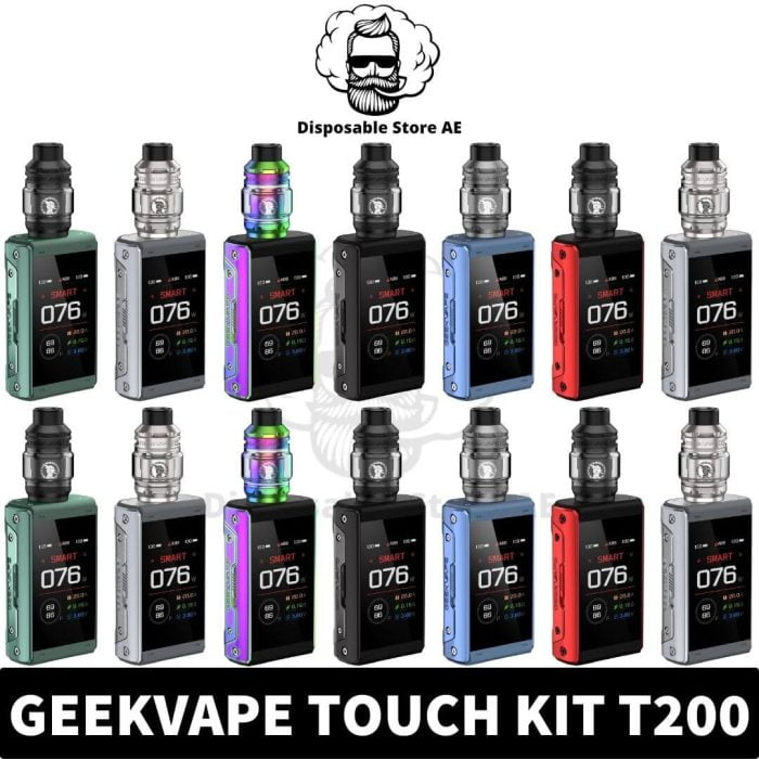 best Buy GeekVape Aegis T200 Touch kit 45A Pod System 200W Vape Kit in Dubai. UAE - Touch Vape Dubai - Geekvape Touch Kit - Geekvape NEar me Geekvape T200 Kit Geekvape Touch Kit Aegis Touch Kit