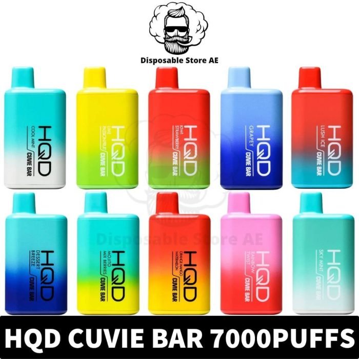 best Buy HQD Cuvie Bar Disposable 7000Puffs 5% Rechargeable Vape in Dubai, UAE - 550mAh - 7W - 80ml - HQD Cuvie 7000 - HQD 7000 Puffs vape dubai near me