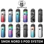 best Buy SMOK Nord 5 Kit 80W Pod System 2000mAh Vape Kit in Dubai, UAE - Nord 5 UAE - Nord 5 Dubai - SMOK Nord 5 Kit - Vape Dubai NEar me Nord 5 Pod System