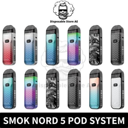 best Buy SMOK Nord 5 Kit 80W Pod System 2000mAh Vape Kit in Dubai, UAE - Nord 5 UAE - Nord 5 Dubai - SMOK Nord 5 Kit - Vape Dubai NEar me Nord 5 Pod System
