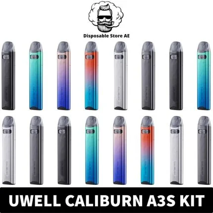 best Buy Uwell Caliburn A3S Pod System 16W Vape Kit 520mAh Pod Kit in Dubai, UAE - Caliburn A3S UAE - Caliburn A3S Dubai - Uwell A3S Kit vape dubai uwell dubai caliburn dubai