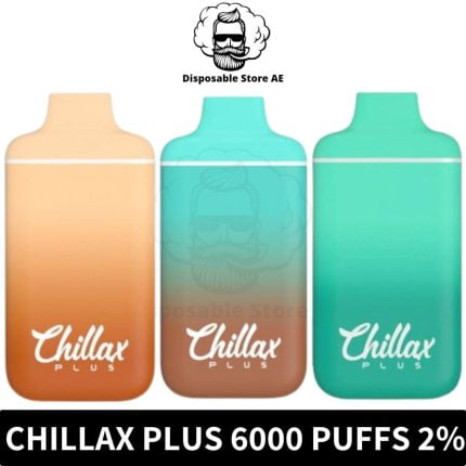 Chillax Plus 6000 Puffs 2% Nicotine Disposable Vape in Dubai - Chillax Plus Dubai - Chillax Plus 6000 -Chillax 6000Puffs - Vape Dubai near me