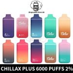 best Chillax Plus 6000 Puffs 2% Nicotine Disposable Vape in Dubai - Chillax Plus Dubai - Chillax Plus 6000 -Chillax 6000Puffs - Vape Dubai near me