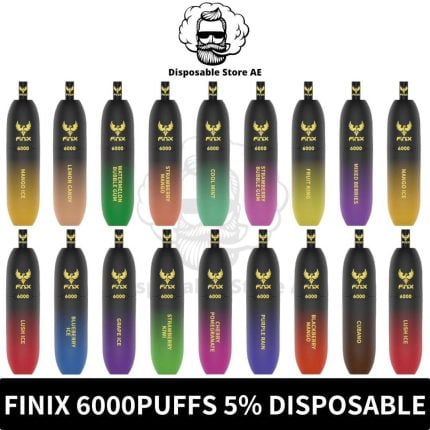 best Finix 6000 Puffs 5% Nicotine Disposable Vape In Dubai- Finix 6000puffs Disposable- Finix Disposable 6000- Vape Dubai Vape Shop Near Me