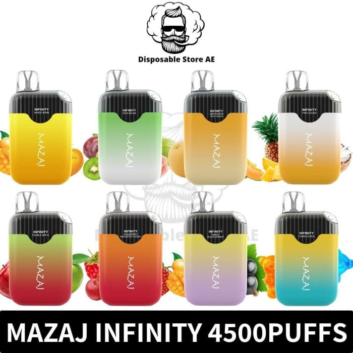 best Mazaj Infinity Disposable 4500Puffs 5% Rechargeable Vape in Dubai, UAE- Mazaj infinity Dubai- Mazaj 4500Puffs Disposable- Vape near me