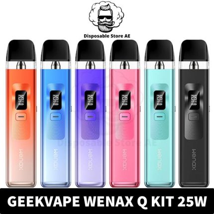 Buy GEEKVAPE Wenax Q Kit 1000mAh Vape kit 25W Pod System Starter Kit in Dubai, UAE - Wenax Q Dubai - Wenax Q Dubai vape shop near me