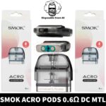 0.6 MESHED Buy SMOK Acro Pod Cartridge in UAE - SMOK Acro Pods Dubai - SMOK Acro Pod Cartridge Dubai - SMOK Cartridge - SMOK Pods Shop near me
