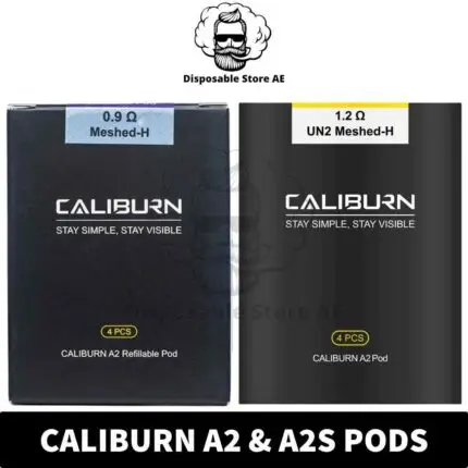 Buy Caliburn A2S Replacement Pod in UAE - Caliburn A2 Replacement Pod shop in Dubai - Uwell Caliburn A2 Pods Price in Dubai Near me