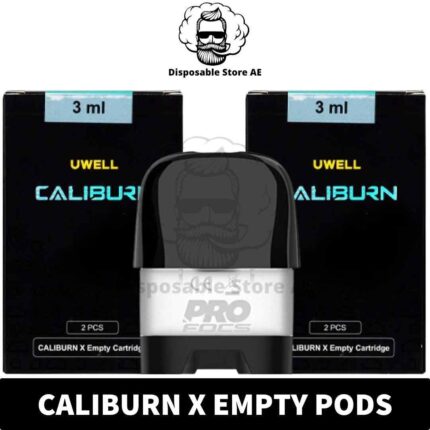Buy Caliburn X Empty Pods of 3ml Capacity in Abu Dhabi, UAE - Caliburn X Pods shop in Dubai - Buy Empty Pods for Caliburn X Kit near me