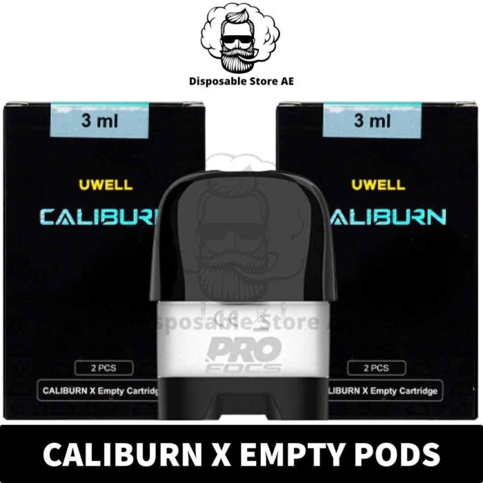Buy Caliburn X Empty Pods of 3ml Capacity in Abu Dhabi, UAE - Caliburn X Pods shop in Dubai - Buy Empty Pods for Caliburn X Kit near me
