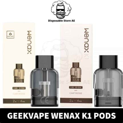 Buy GEEKVAPE K1 Replacement Pods in Dubai - k1 1.2ohm Pods in Dubai - K1 0.8ohm Pods in Dubai - GEEKVAPE Pods shop dubai neer me