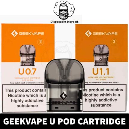 Buy GEEKVAPE U Cartridge in UAE - GEEKVAPE U Pods in Dubai - GEEKVAPE U0.7 Pods Dubai - GEEKVAPE  U1.1 Pods Dubai - Pods near me
