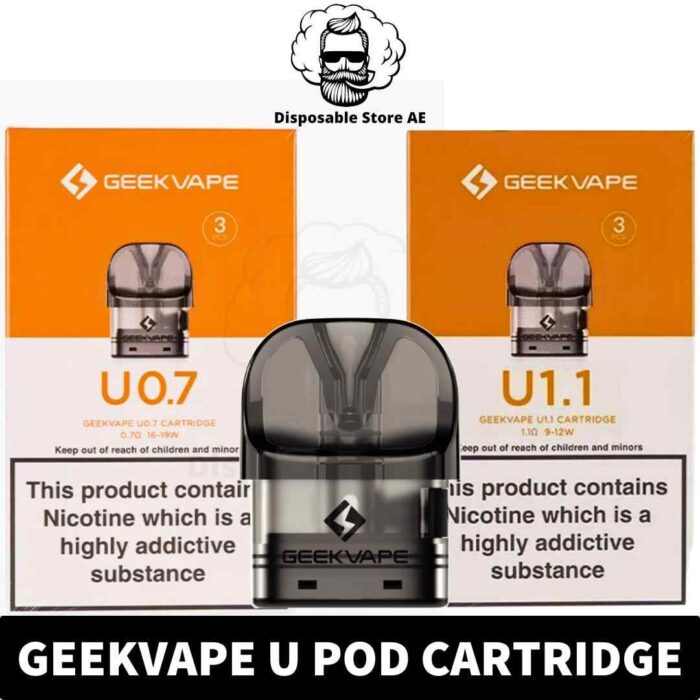 Buy GEEKVAPE U Cartridge in UAE - GEEKVAPE U Pods in Dubai - GEEKVAPE U0.7 Pods Dubai - GEEKVAPE  U1.1 Pods Dubai - Pods near me