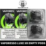 Buy LUXE XR RDL Pod & LUXE XR MTL Pod Cartridge in UAE - Luxe XR Empty Pods Shop Dubai - Luxe XR Replacement Pod Shop near me