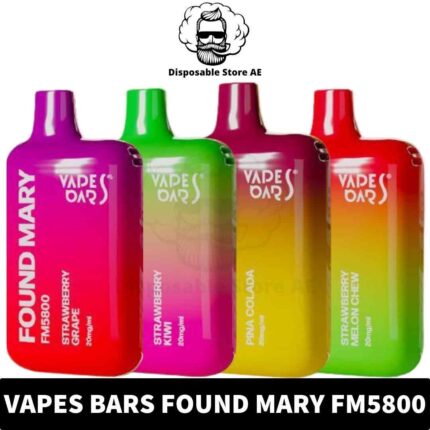 Buy VAPES BARS Found Mary Disposable FM5800 20mg (2%) in Abu Dhabi, UAE - FM800 Disposable in Dubai - Disposable vape Shop near me