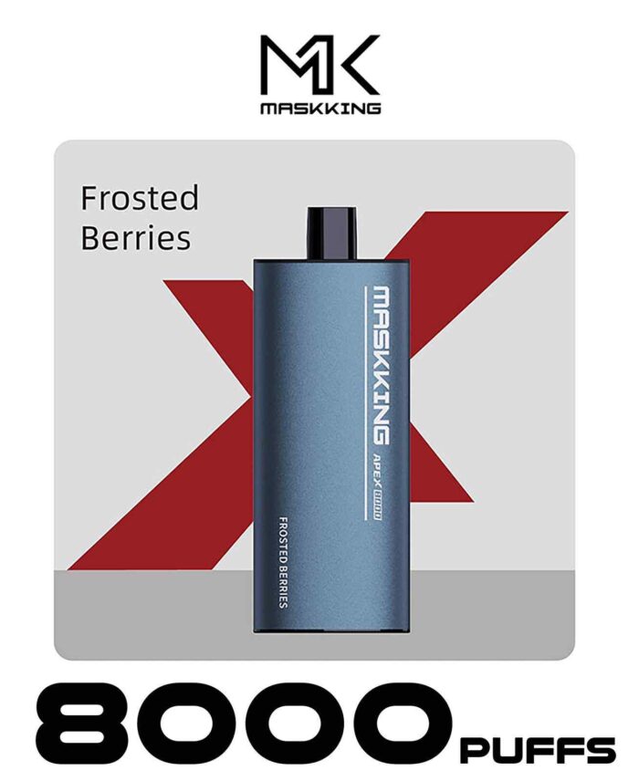 FROSTED BERRIES Buy MASKKING Apex Disposable in UAE - Maskking 8000 Puffs APEX Disposable Vape in Dubai - MASKKING APEX 8000 Puffs shop near me