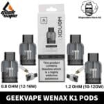 GEEKVAPE K1 Replacement Pods in Dubai - k1 1.2ohm Pods in Dubai - K1 0.8ohm Pods in Dubai - GEEKVAPE Pods shop dubai neer me