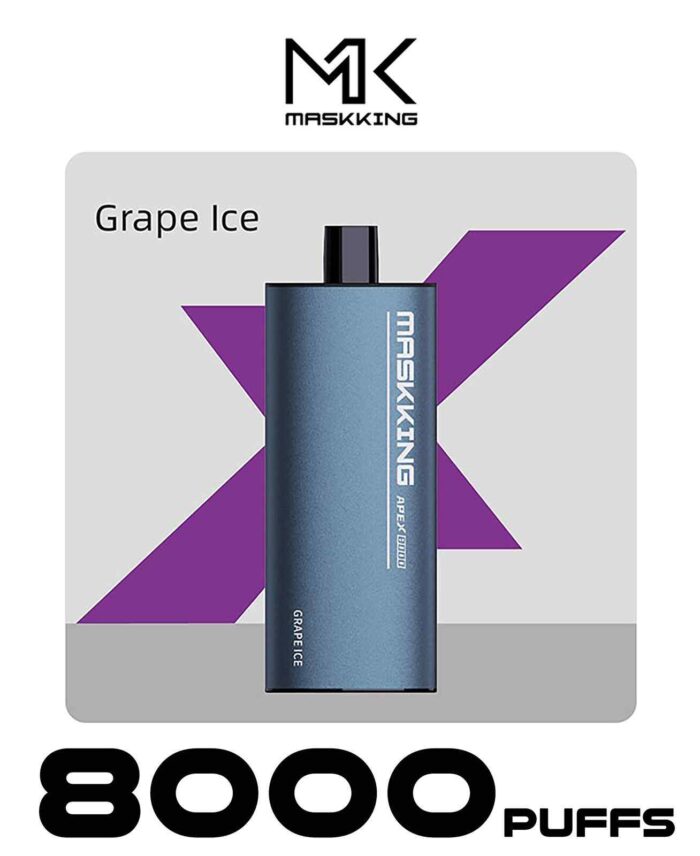 GRAPE ICE Buy MASKKING Apex Disposable in UAE - Maskking 8000 Puffs APEX Disposable Vape in Dubai - MASKKING APEX 8000 Puffs shop near me