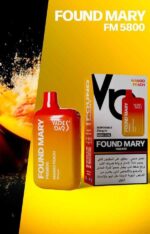 MANGO PEACH Buy VAPES BARS Found Mary Disposable FM5800 20mg (2%) in Abu Dhabi, UAE - FM800 Disposable in Dubai - Disposable vape Shop near me