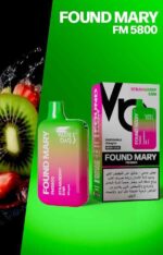 STRAWBERRY KIWI Buy VAPES BARS Found Mary Disposable FM5800 20mg (2%) in Abu Dhabi, UAE - FM800 Disposable in Dubai - Disposable vape Shop near me