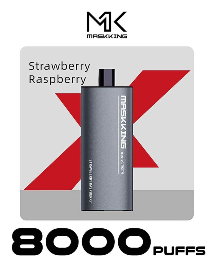 STRAWBERRY RASPBERRY Buy MASKKING Apex Disposable in UAE - Maskking 8000 Puffs APEX Disposable Vape in Dubai - MASKKING APEX 8000 Puffs shop near me