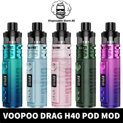 Buy Drag H40 Pod Kit of 40W 1500mAh in UAE - VOOPOO Drag H40 Pod Mod buy in Dubai - VOOPOO Vape Kit Shop in Dubai Near Me